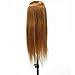22 Inch 60% Real Hair Training Head Mannequin For Hairdressing & Make Up + Clamp