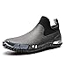 Produktbild Isolion Arbeitsschuhe Herren Gummistiefel Damen Loafer Neopren Gartenschuhe Slip on Regenschuhe wasserdichte Wandern Trekking Schwarz EU41