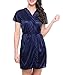 Klamotten Womens Satin NightDress & Nightshirt (Yy67 _Navy _Free Size) RS.299.00