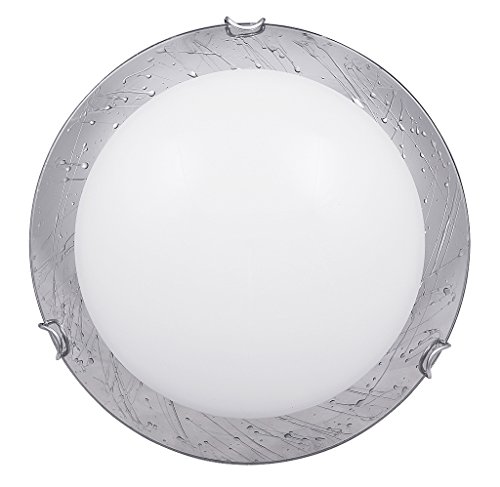 Preisvergleich Produktbild Rabalux 3389 Cosette, Wand- und Deckenleuchte, Weiß-Chromfarbene Kralle