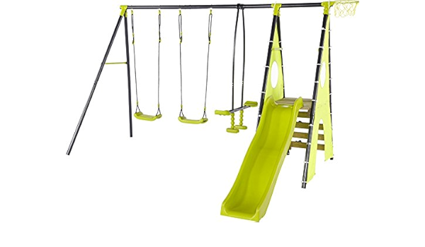 plum swing and slide