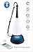 Produktbild LUFA Drahtlose Bluetooth Einstellbare Touch-Sensor-Tabelle Musik-Lampe mit Mini-Lautsprecher schwarz