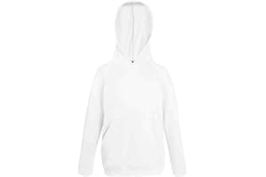 MISS CHIEF Ages 1-15 Boys Girls Plain Fleece Hoodie Unisex Childrens Hooded Sweatshirt Pullover Hoody 30+ Colours