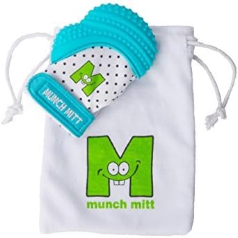 Kids Munch Mitt, Aqua Blue, One Size