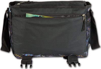 DANIEL RAY Umhängetasche ISORA Schultertasche Damen Laptop Tasche Notebook Messenger Schwarz - 5