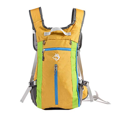Preisvergleich Produktbild JTSYHfaltbare Rucksack für Outdoor - Bergsteigen,gelb