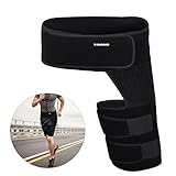 WINOMO Hip Brace Groin Support for Sciatica Pain Relief, Thigh, Hamstring, Quadriceps, Hip Arthritis - Compression Groin Wrap for Pulled Muscles Hip Flexor Joint Pain Thigh Wrap