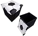 Produktbild SCHWARZ WEIß FOOTBALL FUßBALLSCHUHE STOLLEN BOX BEHÄLTER DICK TIEF 30 X 30 X 32CM