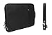 Price comparison product image Emartbuy Universal 13.3-14.0 Inch Coal Black Carrying Bag Case Cover Sleeve with Retractable Handle and Zipped Pocket Suitable for Selected Laptops Notebooks Ultrabooks Listed Below