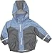 Playshoes Boy's Kids Waterproof Sportive Jacket Raincoat, Grey (Blue/Grey), 9-12 Months (Manufacturer Size:80cm)