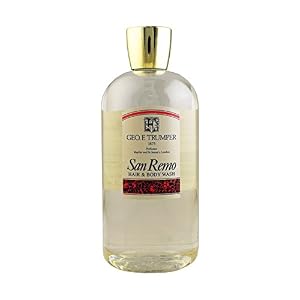 Geo F Trumper San Remo Cologne 50ml, Hairdressing 500ml and Hair and Body Wash 500ml Set - Image 3