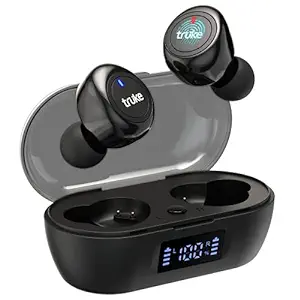 truke Fit 1+ True Wireless in Ear Earbuds with Mic, Dedicated Gaming Mode | 48hrs of Playtime | IPX4 | Touch Control | Low Latency | Bluetooth 5.1 |Hi-Fi Sound with AAC Codec (Black)