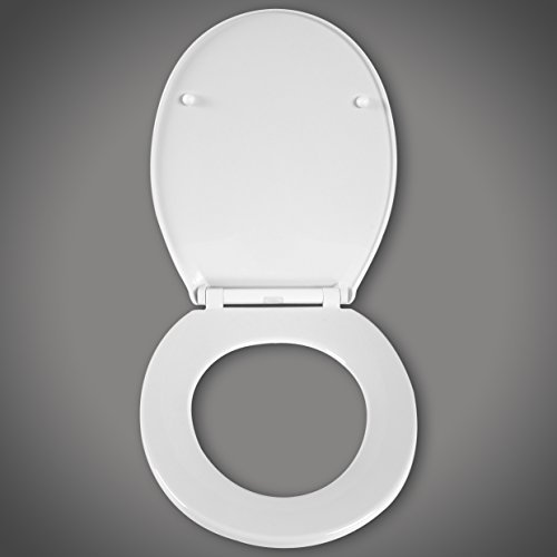 WOLTU WS2585 Premium WC Sitz mit Absenkautomatik, Kunststoff, Fast Fix, Softclose, Antibakteriell, Neu&Ovp, Weiß - 2