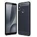 Produktbild Fjiujin,Schwarzer kohlefaser TPU weiche Abdeckung Telefon case für xiaomi redmi Note 5 pro(Color:MARMOR BLAU)