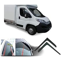 Deflettori D'Aria Per Citroën Relay, Fiat Ducato, Peugeot Boxer - Set 2 Pezzi, Antipioggia E Sole, 2006-2024 - Foto 6