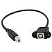 Produktbild MagiDeal USB 2.0-B Buchse Montageplatte Montiert Männlichen Weiblich Drucker Verlängerungskabel , 30cm