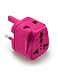 Produktbild Pins-Up! Universal Weltreiseadapter für 190 Länder, Reiseadapter/Reisestecker/Steckdosenadapter/World Travel Adapter (Nordamerika, Südamerika, Asien, Afrika, Europa, Australien) - pink