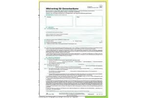 RNK-Verlag Reimer Nachf. Kuhn Premium Mietvertrag RNK 598 A4 Gewerbliche Räume