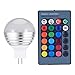 Produktbild LEDMOMO 3W RGB LED Birne E27 Farbwechselglühlampe mit Fernbedienung AC85-265V