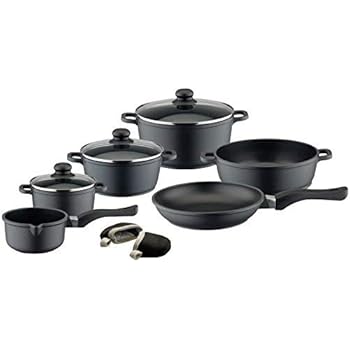 M+K by ELO Topfset, aluguss, Schwarz, 3 TLG: Amazon.de