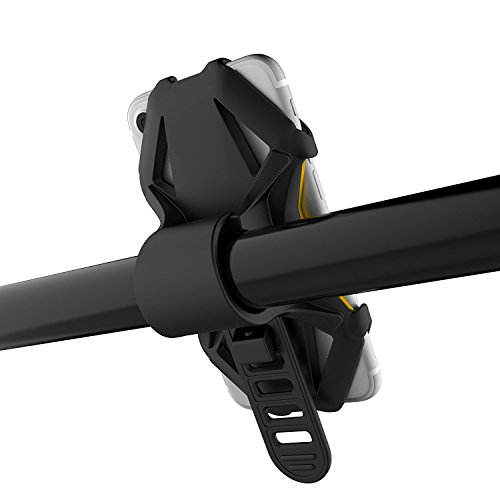 Fahrrad Handyhalter, GVDV universal Silikon Bike Fahrrad Handyhalterung Motorradhalter Fahrradlenker, Handy-Halterung fÃ¼r iPhone/Samsung/Blackberry/HTC/GPS