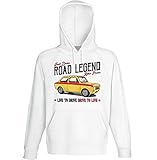  Teesandengines Men\'s FIAT Abarth 1600 OT White Hoodie Size XXLarge