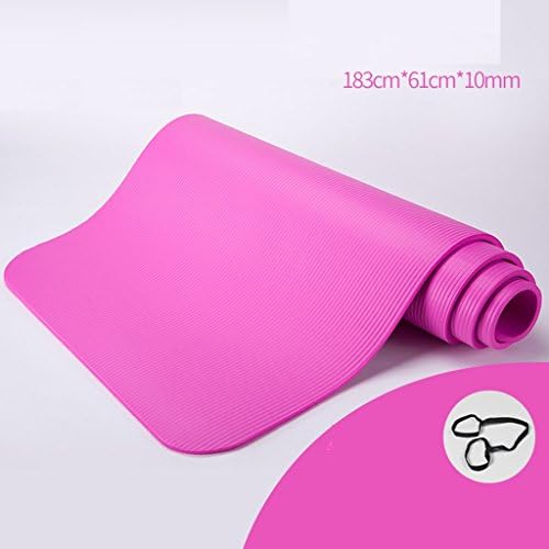 HJHY® Widened 61Cm Yoga Mat Thickening Fitness Mat Beginner Tasteless Anti-skid Sit - Ups Movement Good elasticity ( Color : #1 )