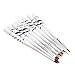 Teenxful Nail Manicure Painting Brush Double Way Dotting Pen Set and 10 Rollen Nail Strip Liner Nail Art Salon Kit