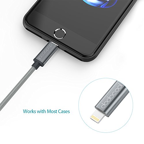 dodocool Lightning Kabel [Apple MFi zertifiziert] 8 pin Applekabel Datenkabel Verbindungskabel USB Kabel Syncing kabel für iPhone iPad ipod 10ft / 3m Weltraum Grau - 6