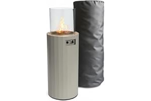 PLANIKA Chimenea de Gas Exterior BINO - Calentador portátil para jardín y terraza