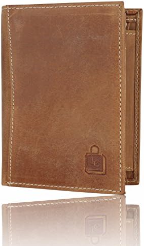 Le Craf Men's D Brown Genuine Leather Wallet