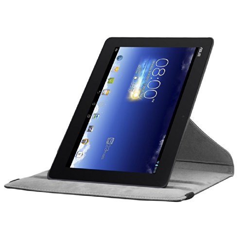 kwmobile Hülle für Asus Memo Pad FHD 10 ME302C – 360° Standfunktion Case Tablet Schutzhülle Kunstleder – Smart Cover Tabletcase Schwarz - 8