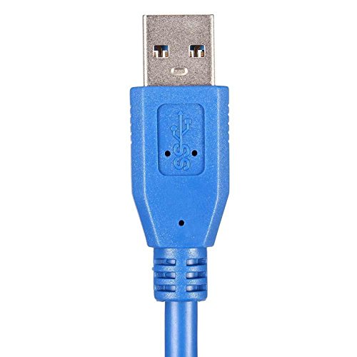 Balai 3FT/5FT/10FT SuperSpeed USB 3.0 Type A male to Female Extension Cable, Extension Extender Kabel Cord Adapter Blue UP - 2