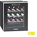 Bomann KSW 344 Weinkühlschrank Freistehend/A/131 kWh/Jahr/52.0 cm/16 Flaschen/elektronische Temperatursteuerung und -einstellung/schwarz