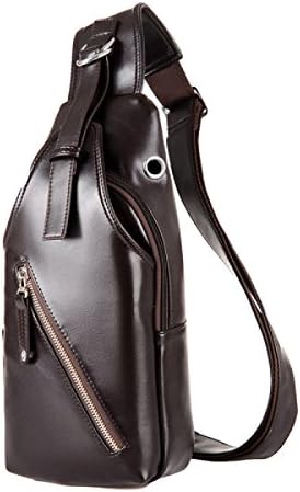 Men Bracelet Fashion Korean Version Of Multi-functional Messenger Bag Leisure Sports Package,Brown-OneSize