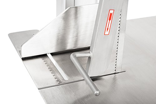 Royal Catering – RCBS-1650 – Knochensäge – 750 Watt Leistung – Sägebandlänge von 1650 mm – Sägebandgeschwindigkeit von 15 m/s – Schnittstärke einstellbar von 3 – 180 mm – große Arbeitsfläche - 3