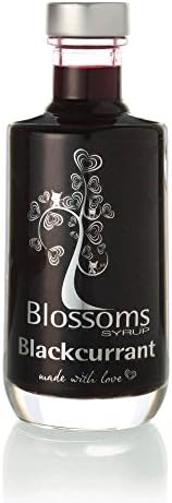 Blossoms Syrup Blackcurrant Gourmet Cocktail Cordial Syrup 100% Natural Fruit 100ml (10cl)