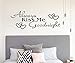 Produktbild LBTKM Wandaufkleber"Always Kiss Me Goodnight" Home Decor Wandaufkleber Pvc Tapete Aufkleber Schlafzimmer Vinyl Wandbild Wandaufkleber Home Dekorationen