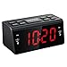 Produktbild Radio Wecker, digital FM/AM Alarm Clock Radio mit Dual-Alarm, Schlummerfunktion, 3,8 cm große rote LED Display, Sleep-Timer, Dimmer, MAIN POWER