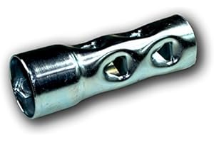 ‎KUSTOM66 dB-Killer 35mm x 100mm Universal dB-Eater für 1 1/2 Zoll Krümmer Auspuff