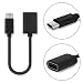 Produktbild subtel USB OTG Kabel kompatibel mit Sony Xperia 10/1 / XZs, XZ, XZ Premium / XZ2, XZ2 Premium/X Compact / L1, L2, L3 / XA1, XA1 Ultra, XA1 Plus - OTG Adapter (USB C (Type C) Host Kabel, 8cm)