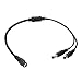 Produktbild SIENOC 1 Buchse zu 2 Stecker DC-Verteiler 5,5/2,1mm 1x Kupplung / 2x Stecker DC Splitter DC Stromkabel DC CCTV Stromverteiler 5,5x2,1mm