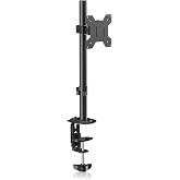 suptek Table Monitor Stand for 13-27 Inch Screens: Swivel and Tilt Stand, Max Load 10 kg, VESA 75x75/100x100mm, Steel, MD9401
