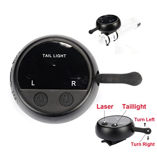 NONMON Fahrrad Rücklicht, Wasserdicht Rücklicht mit Blinklicht und Sicherheit Abstand halten Streifen - 4