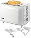 Produktbild UNOLD 38411 Toaster Easy, 4 Funktionen, 6 einstellbare Röstgrade, 800W, weiß