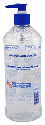 Fruit Of The Earth Aloe Vera Gel Crystal Clear 20oz No Alc (2 Pack)