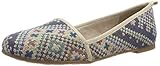 Decksohle: Touch-it Fußbett Tamaris Damen 24668 Slipper, Mehrfarbig(Navy Ethno 835), 37 EU