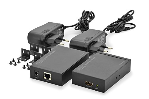 DIGITUS HDMI Video Extender über Cat5, bis zu 50 m (CAT5 / CAT6), unterstützt 3D Auflösung bis 1080p, schwarz - 5