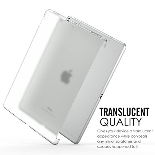 MoKo Hülle für iPad Pro 10.5 Zoll 2017 – Ultra Slim Translucent Hart Polycarbonate Schale Schutzhülle Case Cover für Apple iPad Pro 10.5 Tablet, Transparent - 6