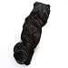Neverland Beauty 22"7 Pcs 16 Clips Clip in Full Head Wavy Curly Hair Extensions Natural Black #1B UK Stock